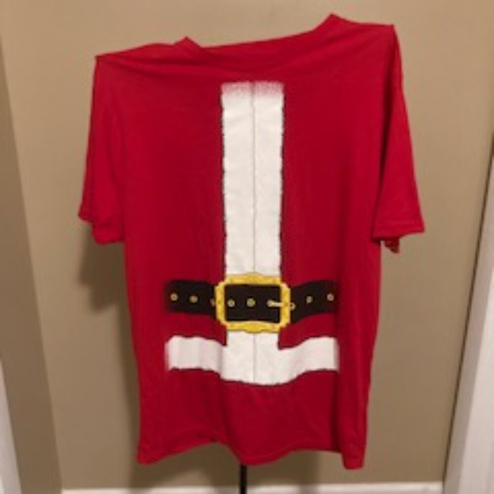Christmas T-Shirt Santa Shirt - Men's Large - 42-44